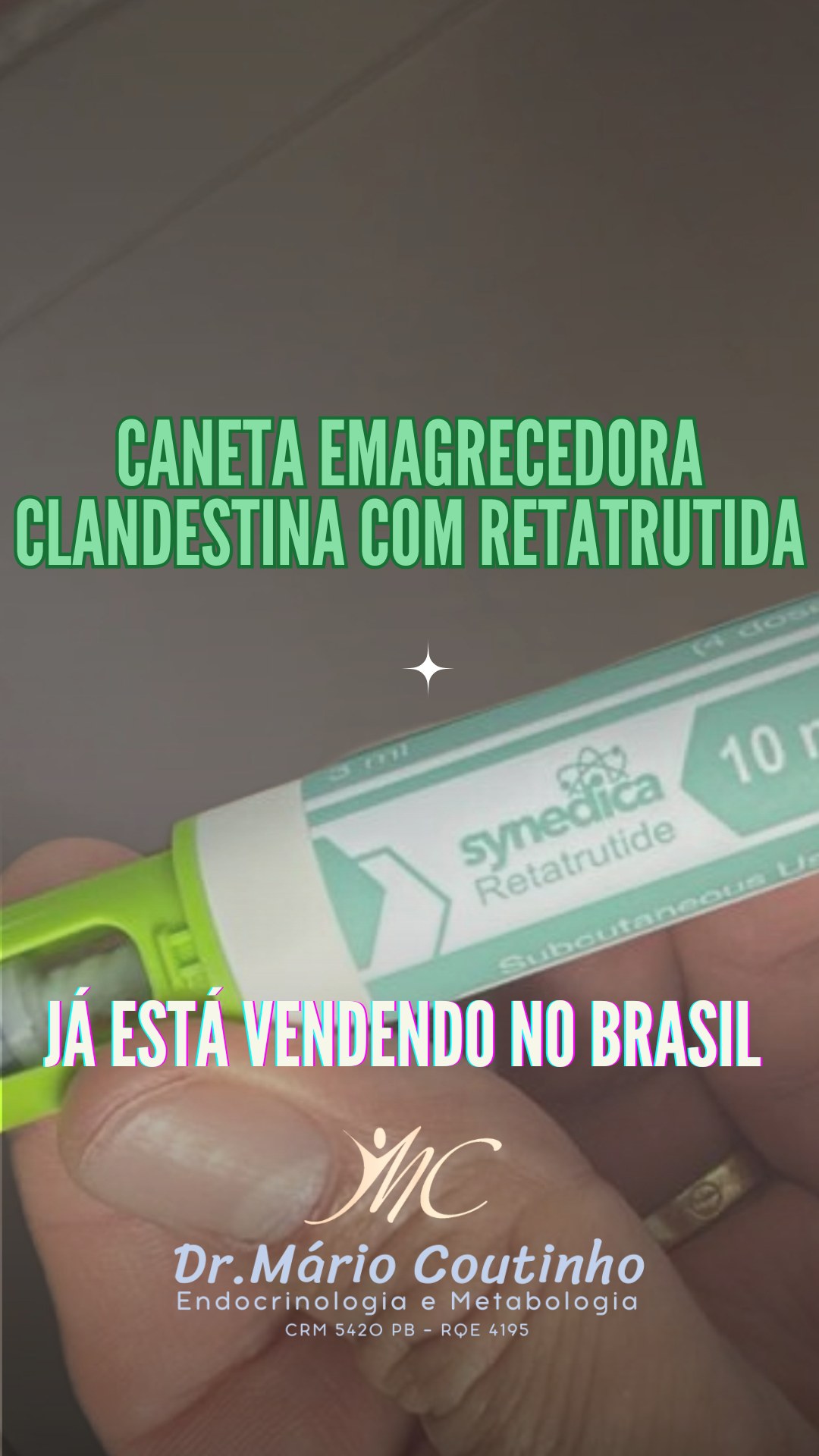 Retatrutida Clandestina: Riscos Reais da Caneta Pirata