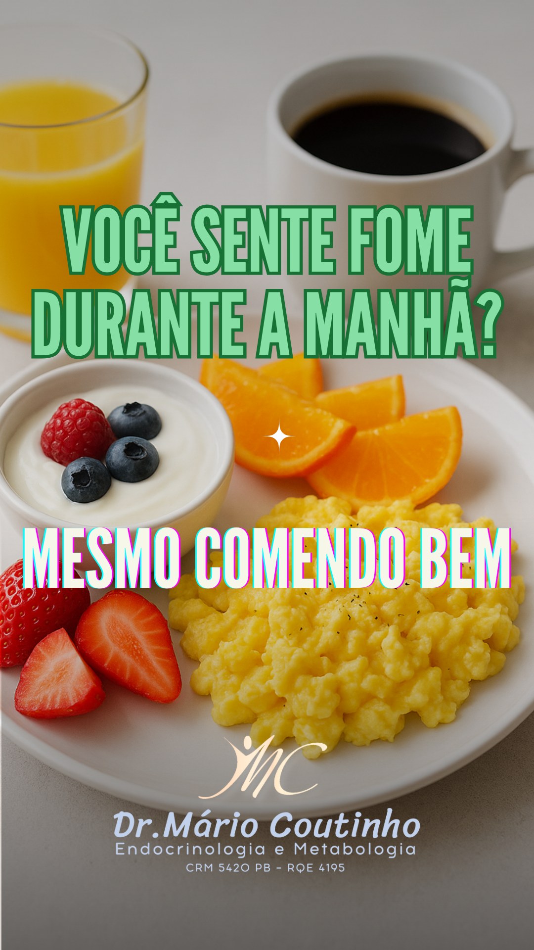 Fome antes do almoço? O poder do café da manhã proteico