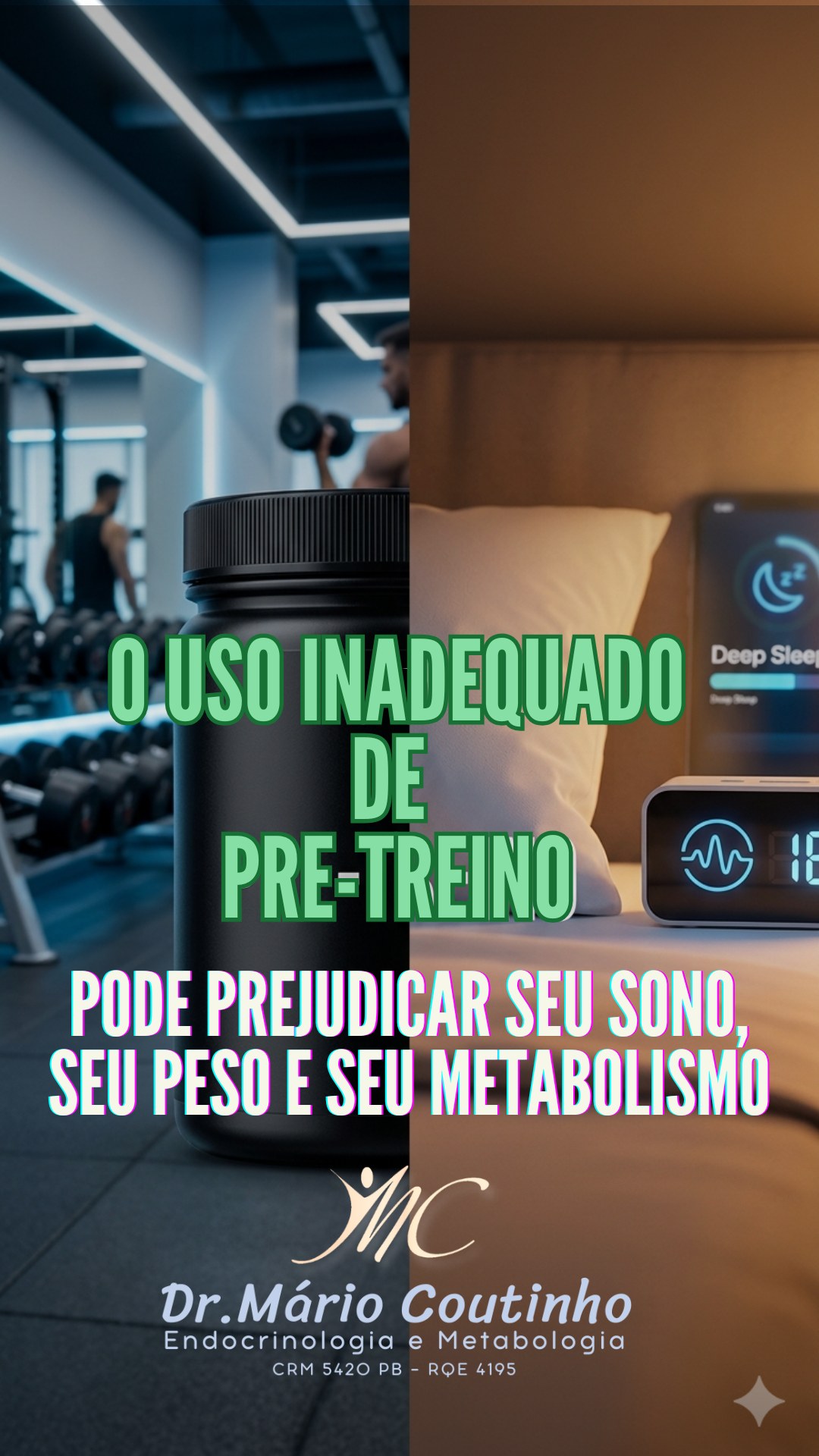 Pré-treino e sono: o impacto oculto no seu metabolismo