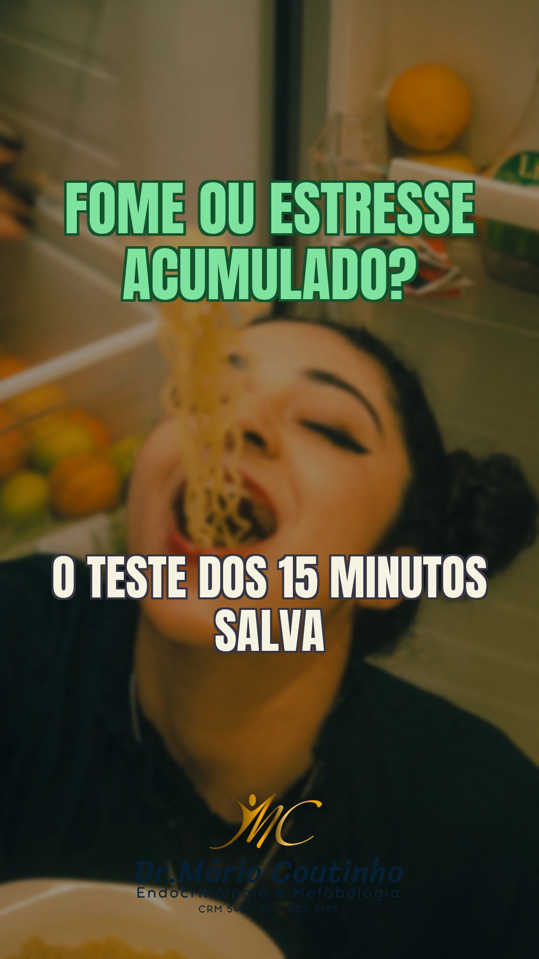 Fome Emocional à Noite: Como o Estresse Afeta o Emagrecimento